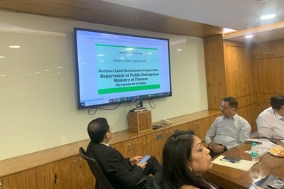 Launching of new bilingual NLMC Website by Secretary (DPE) on April 30, 2025