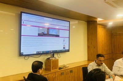 Launching of new bilingual NLMC Website by Secretary (DPE) on April 30, 2025