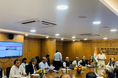 Launching of new bilingual NLMC Website by Secretary (DPE) on April 30, 2025